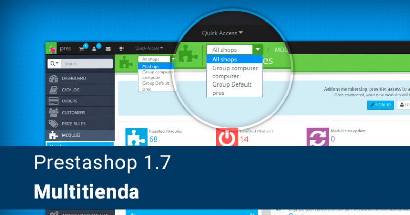 Como Funciona La Multitienda En Prestashop 1 7 4webs